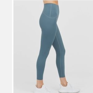Spanx Booty Boost® Active Leggings Hazy Blue Gray Size Large